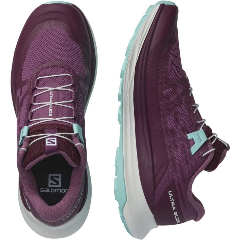 Sapatilhas Trail Running Salomon Ultra Glide Feminino Bordeaux | PT O83645